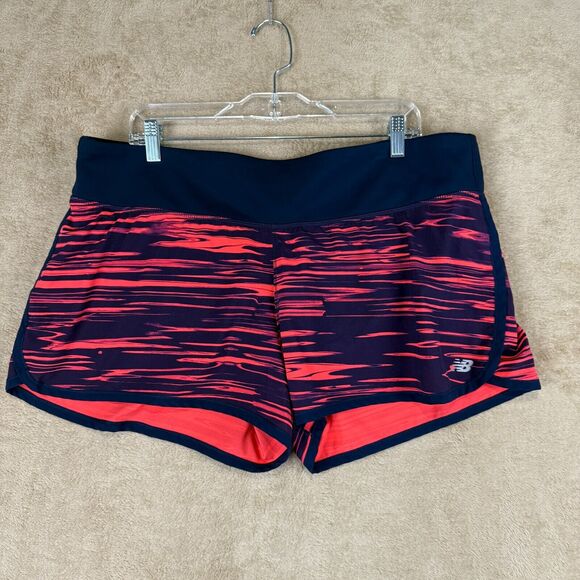 New Balance Pants - New Balance Shorts Womens XL Black Pink 3" Inseam Built-In Brief Running Pocket